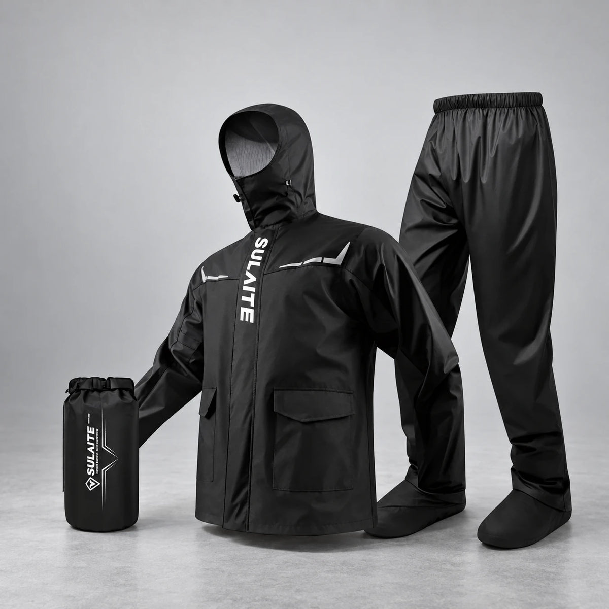 Nepromokavá bunda s kalhotami, unisex, prodyšná a lehká | Vianne