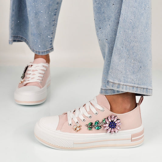 Enya - Baskets Femme Confortables - Style Élégant-Chaussures-PARIS FEMME