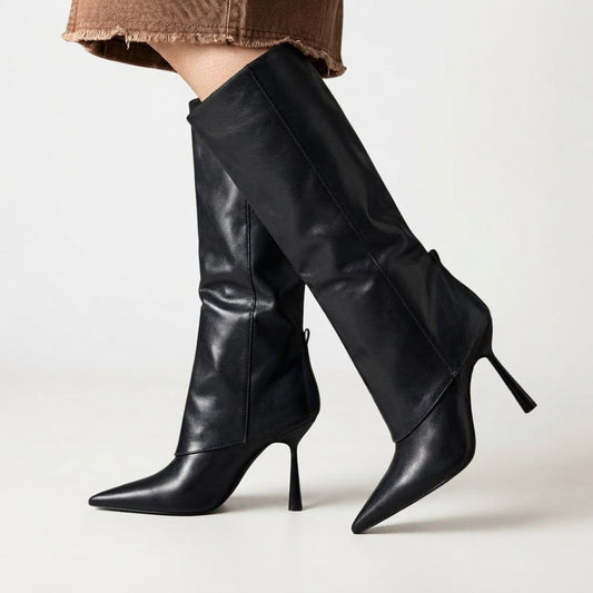Mira | Bottes Femme Talon Aiguille Tige Droite