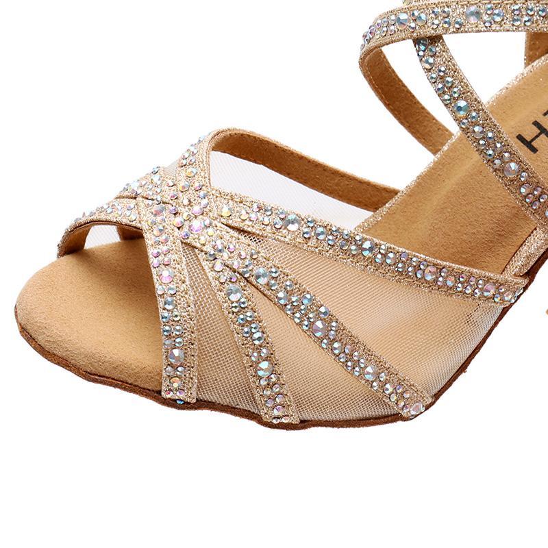 Chaussures salsa femmes - Talons personnalisés - Paillettes-Chaussures-PARIS FEMME