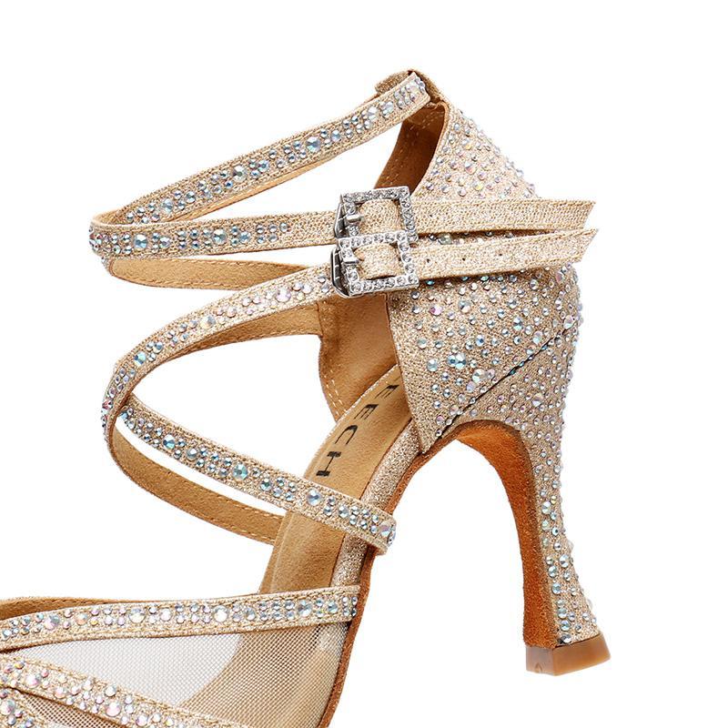 Chaussures salsa femmes - Talons personnalisés - Paillettes-Chaussures-PARIS FEMME