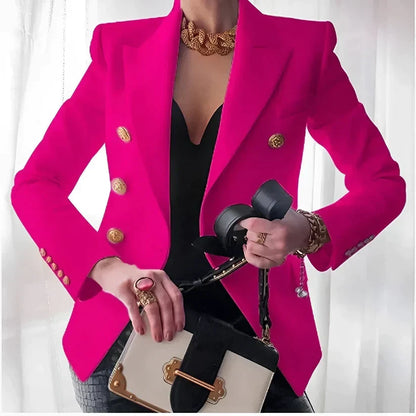Blazer femme | Boutonnage simple, épaules structurées