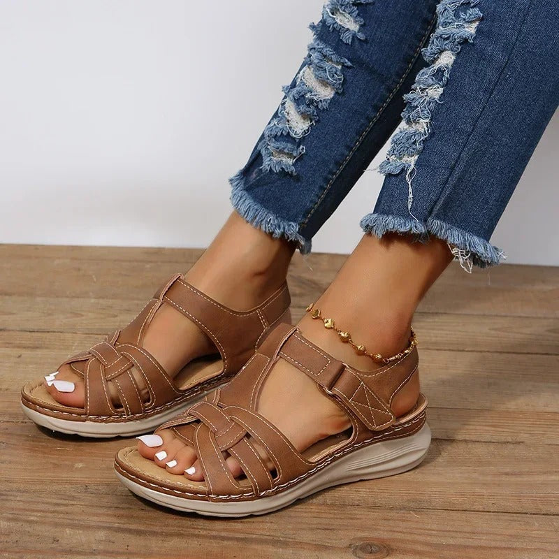 Sandales Femme Cuir | Confort Orthopédique, Cuir Véritable