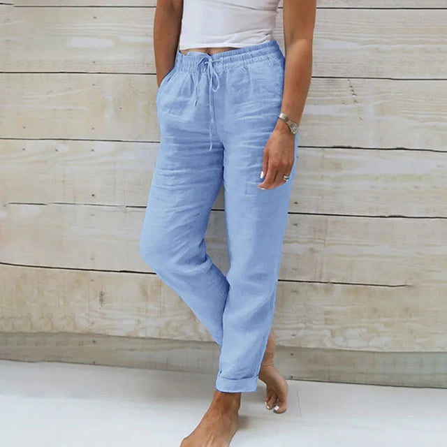 Pantalon en lin femme | Été, léger et confortable