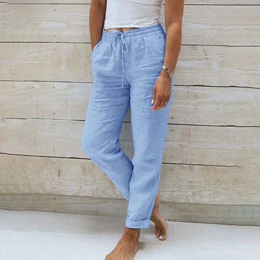 Pantalon en lin femme | Été, léger et confortable