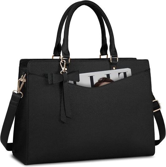 Sac à Ordinateur Portable Femme | Étanche PU, Multipoches