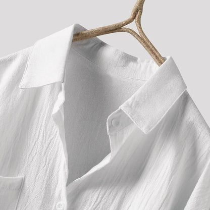 Chemise oversize fluide en coton femme