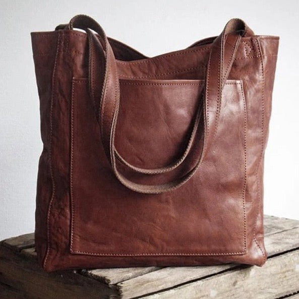 Sac à main en cuir vintage femme | Élisa