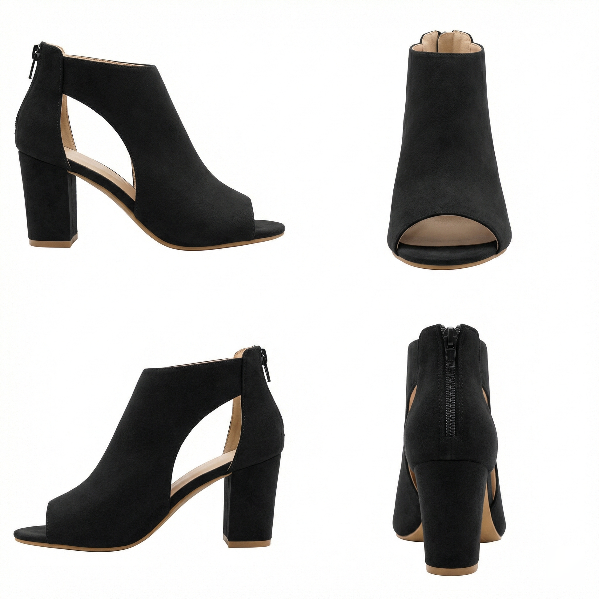 Talons Ballroom | Orthopédique, Confort | Rose, Noir