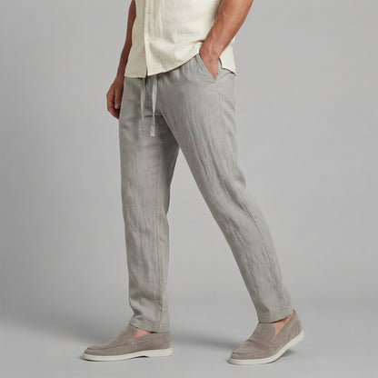 Pantalon lin homme | Jambes larges, casual été