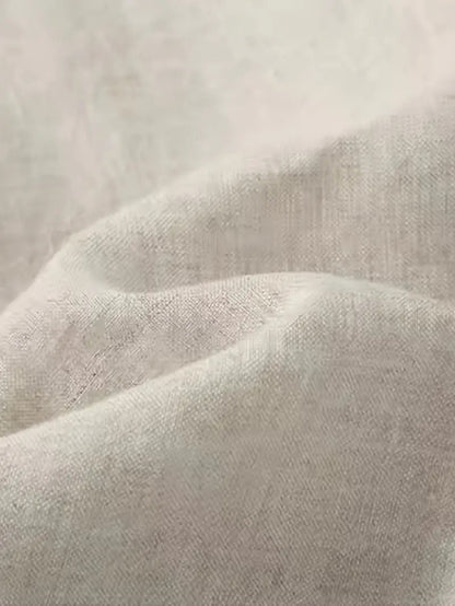 Pantalon lin homme | Coupe ample, taille élastique | Été