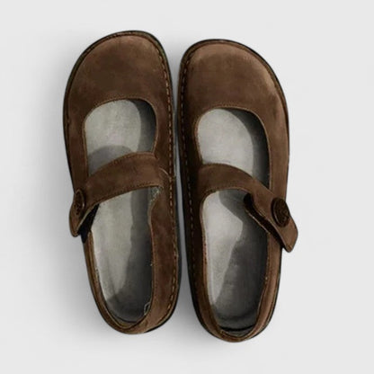 Femmes Chaussures Mary Jane Orthopédiques Cuir