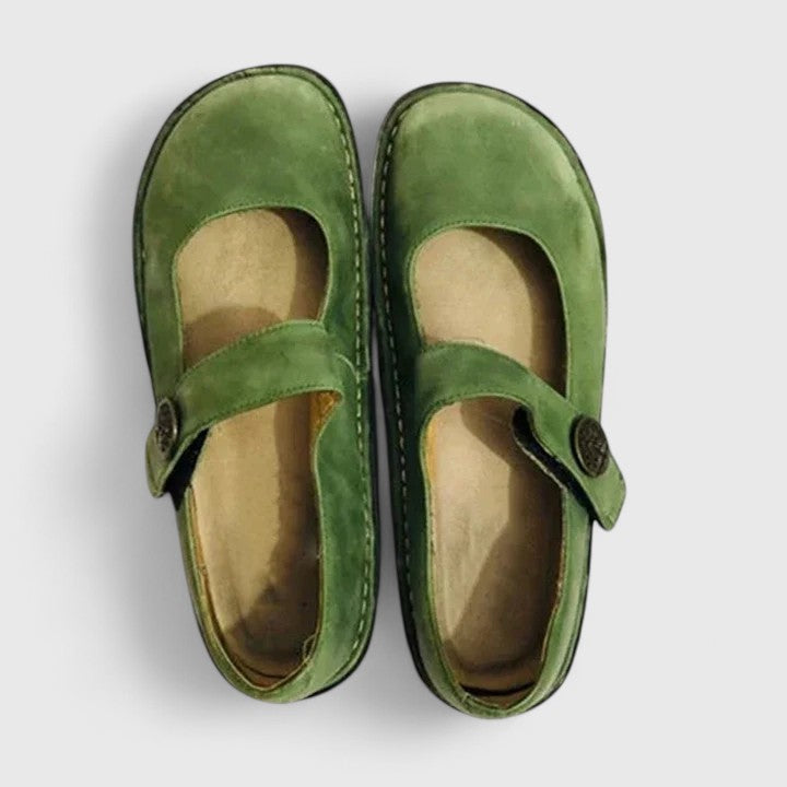 Femmes Chaussures Mary Jane Orthopédiques Cuir