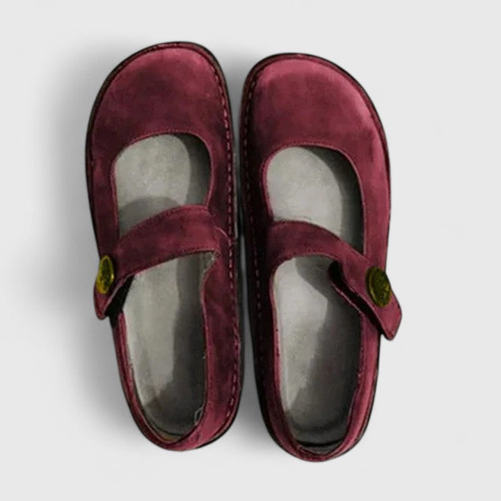 Femmes Chaussures Mary Jane Orthopédiques Cuir