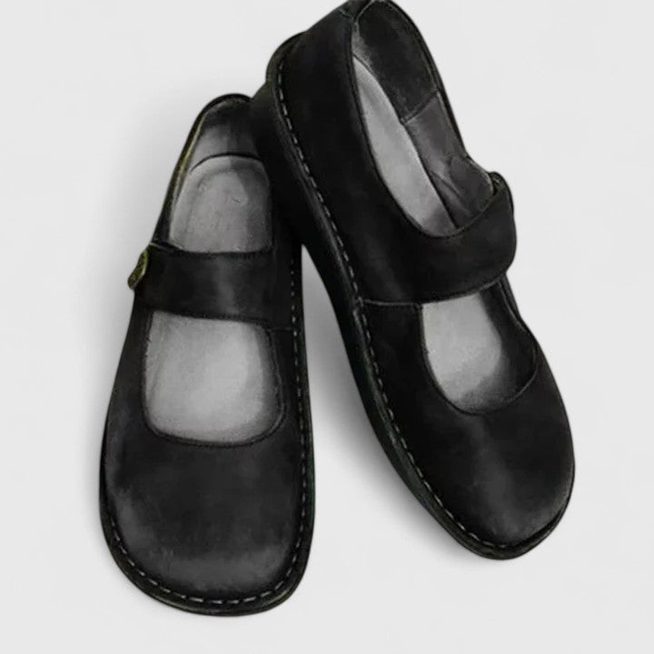 Femmes Chaussures Mary Jane Orthopédiques Cuir