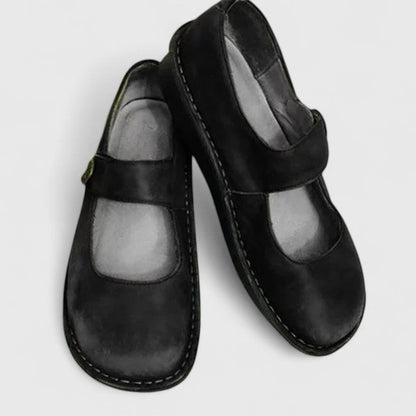 Femmes Chaussures Mary Jane Orthopédiques Cuir