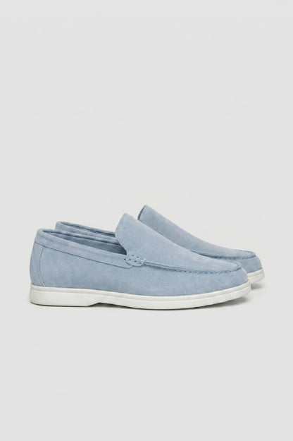 Mocassins Homme | Enfiler Confortable | Semelle Blanche
