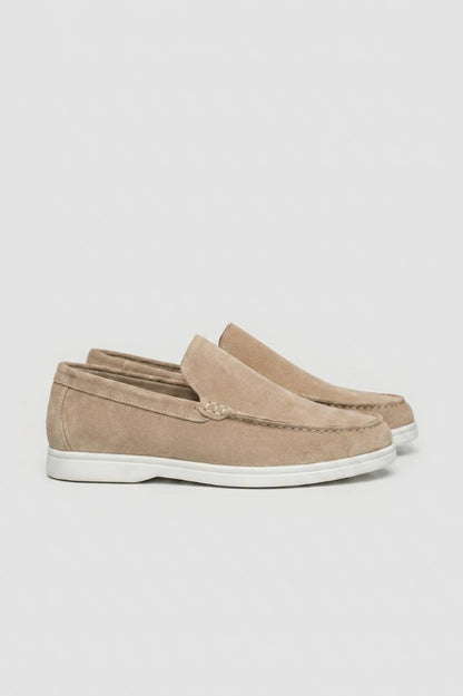Mocassins Homme | Enfiler Confortable | Semelle Blanche