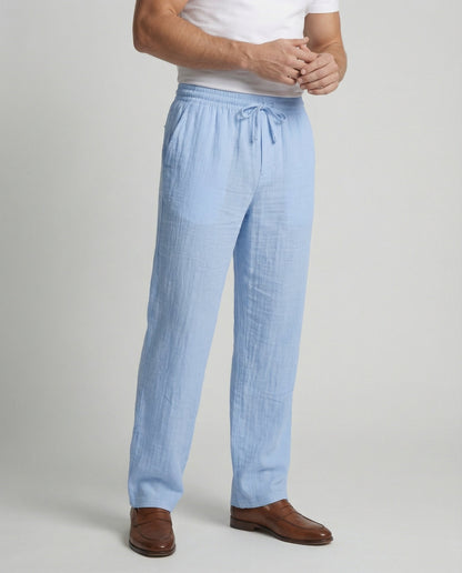 Pantalon lin homme | Coupe ample, mélange lin | 7 coloris