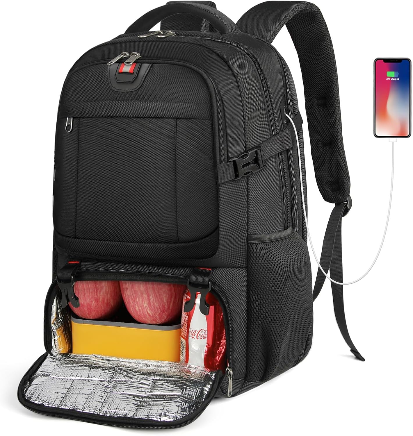 Sac à dos de voyage | Compartiment isolé, Chargement USB, Accès TSA