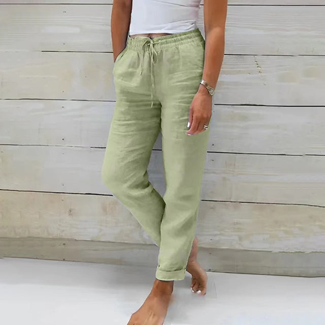 Pantalon en lin femme | Été, léger et confortable