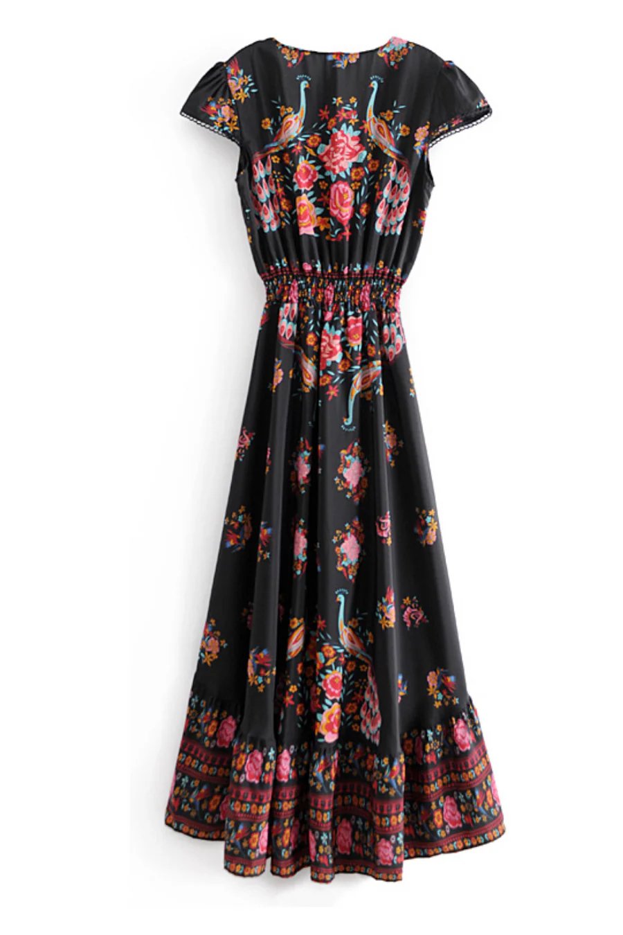 Robe de Soirée - Boho Fleurie - Aérienne - Maxi Femme