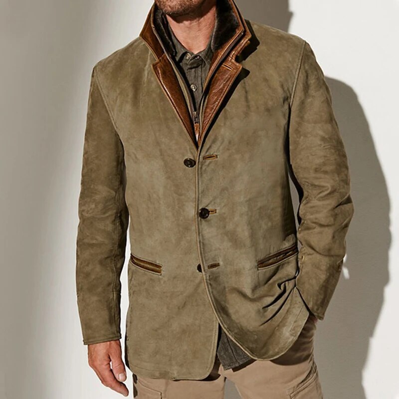 Manteau Casual Homme - Vintage Hiver - Élégant & Chaud
