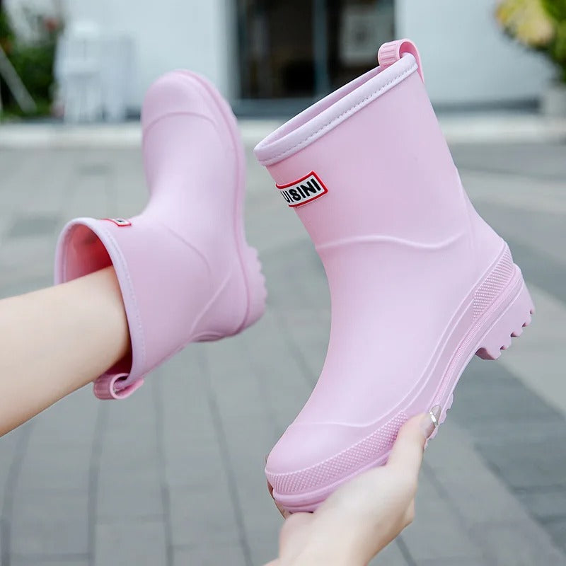 Bottes de Pluie Femme | Imperméables, Semi-Montantes | Confort Quotidien