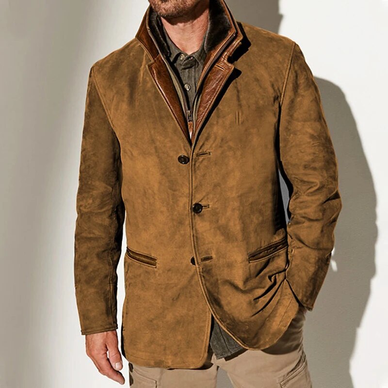 Manteau Casual Homme - Vintage Hiver - Élégant & Chaud
