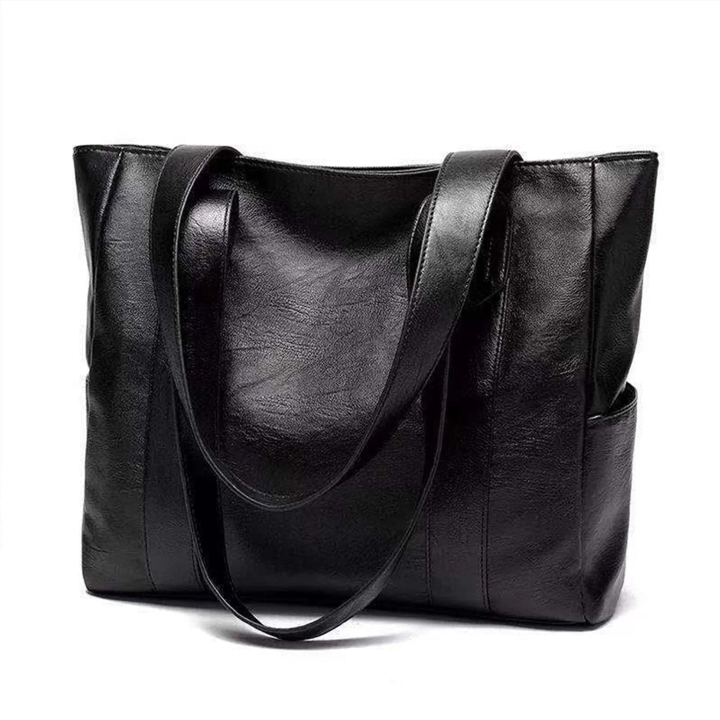 Sac à main vintage cuir | Grande capacité, bandoulière