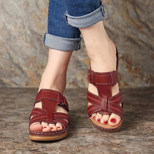 Sandales orthopédiques confort - Femmes - Style élégant-Chaussures-PARIS FEMME
