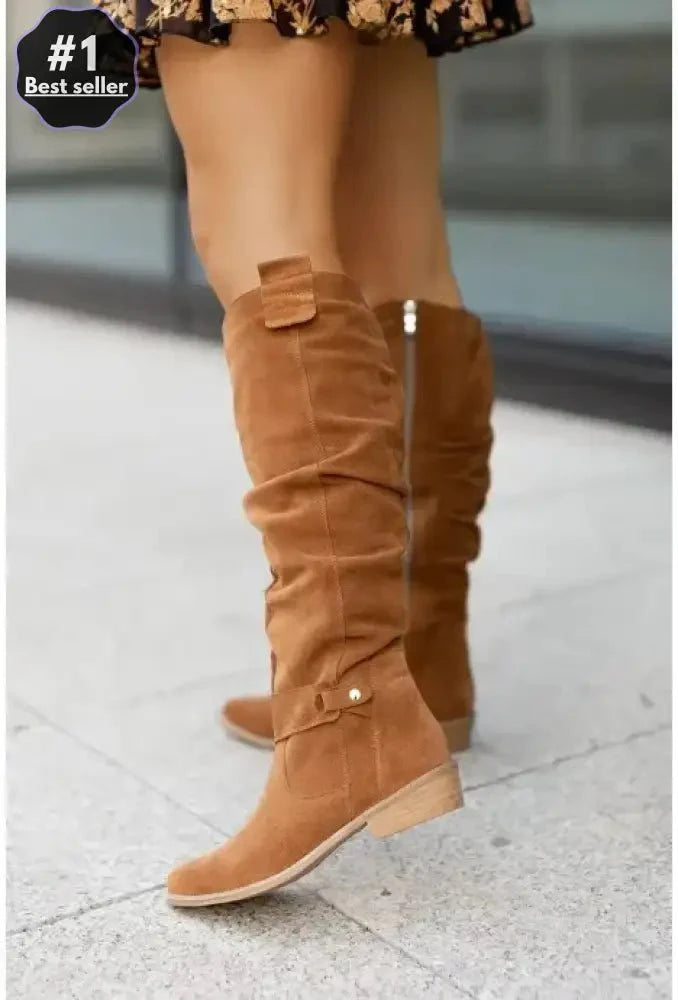 Megan – Bottines Rétro en Cuir Édition Limitée