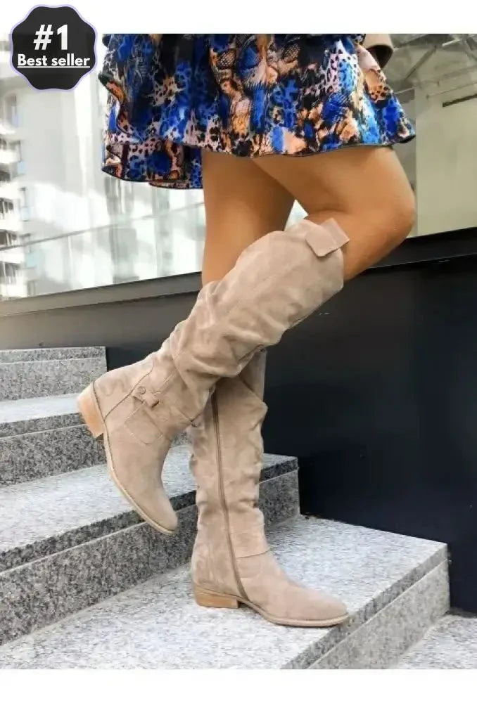 Megan – Bottines Rétro en Cuir Édition Limitée