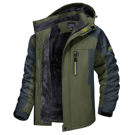 Veste Homme Imperméable | Coupe-vent Hiver, Fermeture Éclair