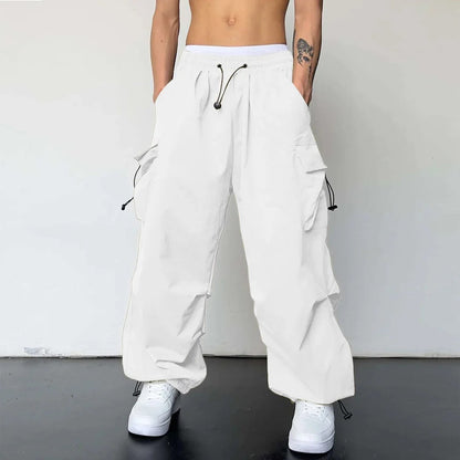Pantalon cargo homme multi-poches coupe droite coloris neutres