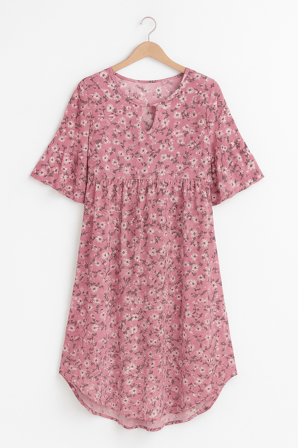 Robe Annalena - Midi élégante - Motif floral raffiné