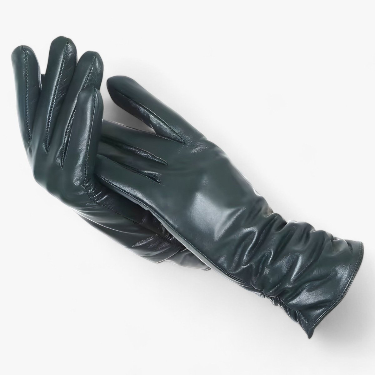 Gants femme cuir agneau hiver chauds coupe ajustée