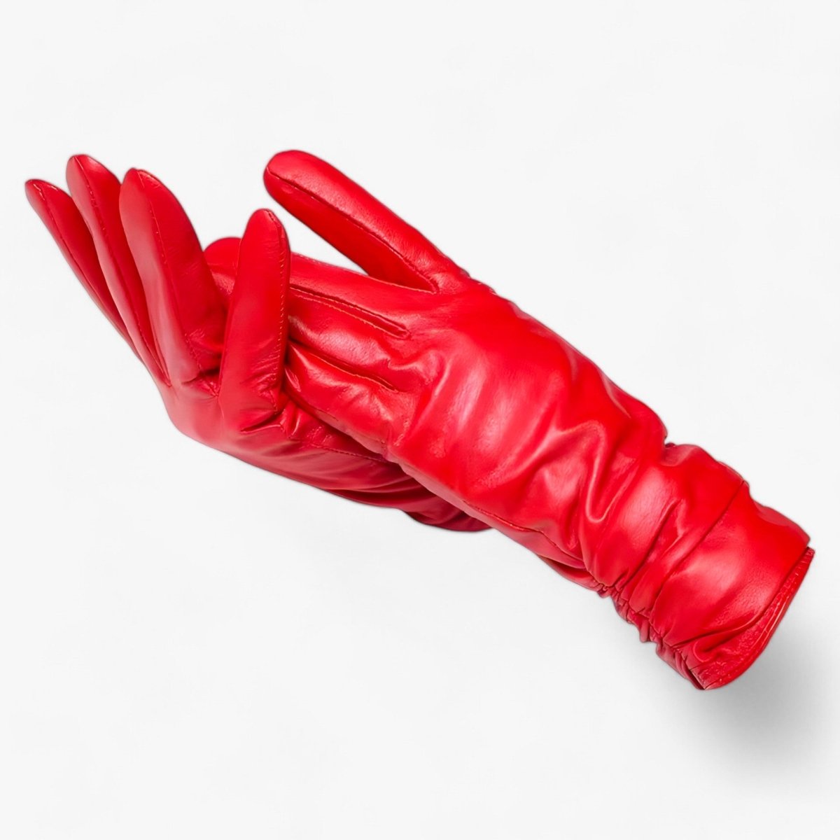 Gants femme cuir agneau hiver chauds coupe ajustée