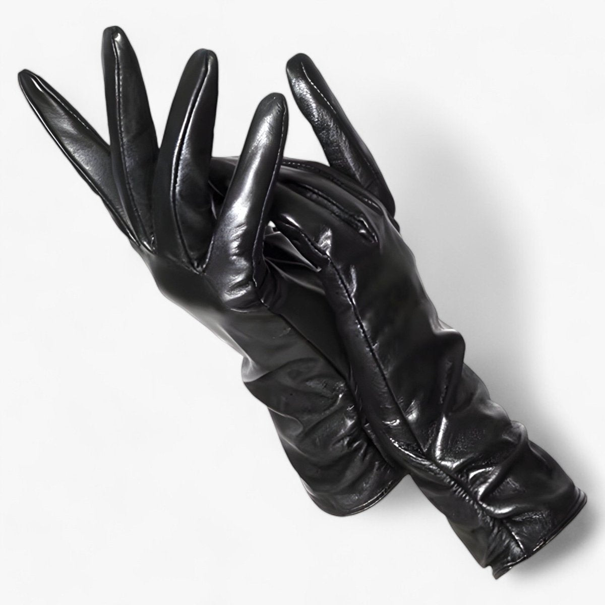 Gants femme cuir agneau hiver chauds coupe ajustée