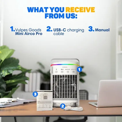 Esme | Climatiseur portable 4-en-1, refroidisseur d'air – USB-C