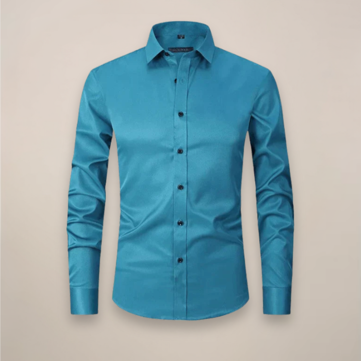 Chemise homme manches longues | Coupe structurée, sans froissement