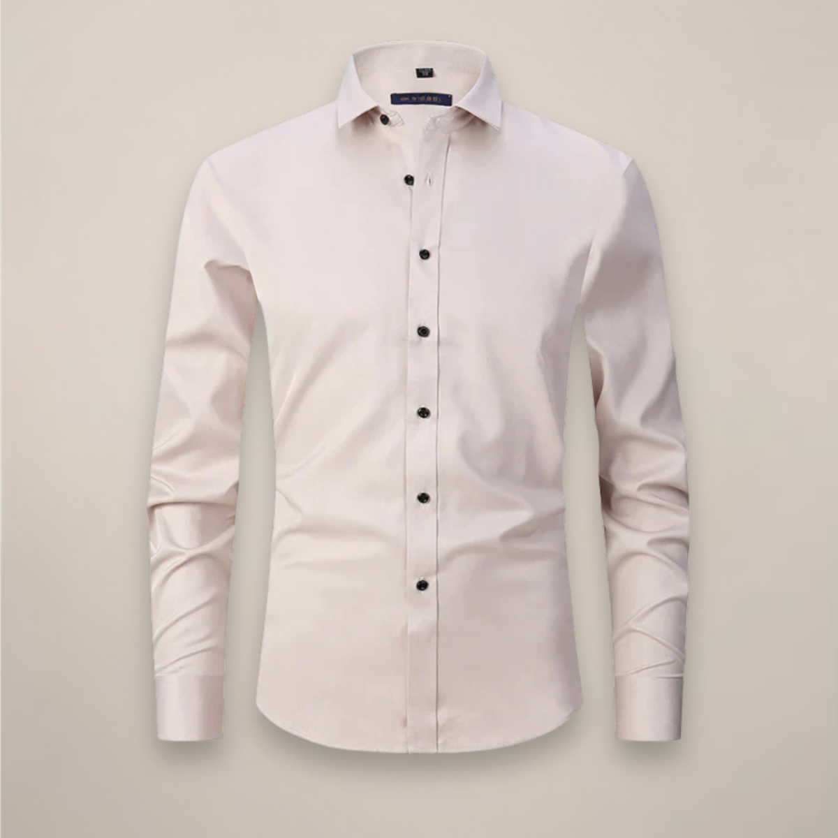 Chemise homme manches longues | Coupe structurée, sans froissement