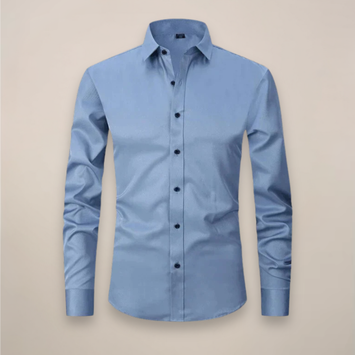 Chemise homme manches longues | Coupe structurée, sans froissement