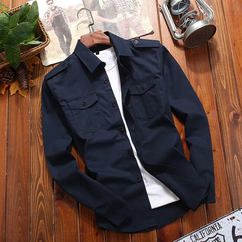 Jolie | Chemise tactique tissée inspirée militaire