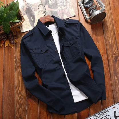 T-Shirts | Chemise tactique, manches longues | Utility, avec poches