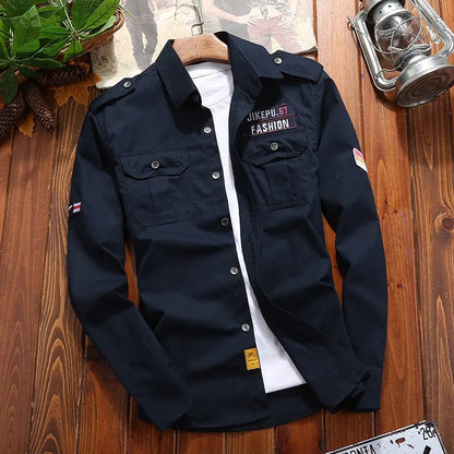 T-Shirts | Chemise tactique, manches longues | Utility, avec poches