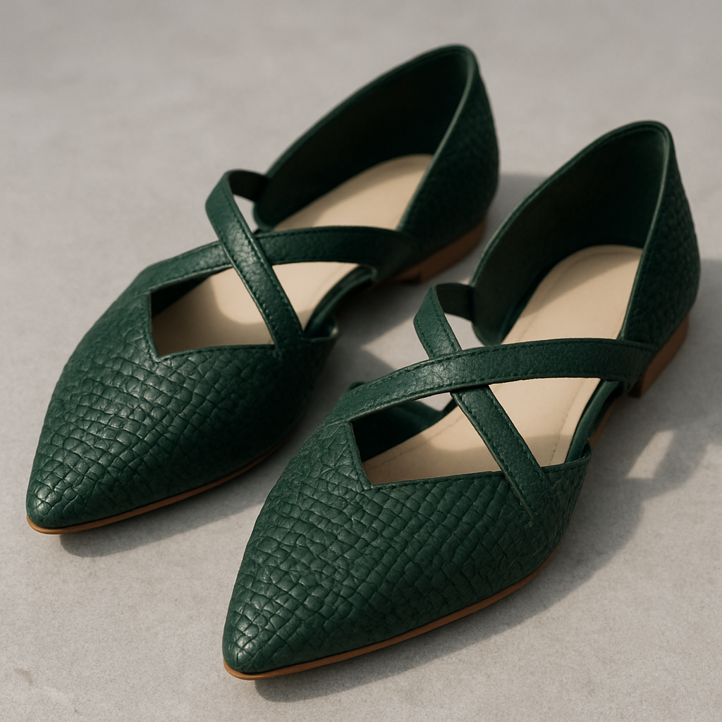 Sandales Élégantes Emmy à Talons Bas et Bout Pointu pour Femme-CHAUSSURES ORTHOPÉDIQUES-PARIS FEMME