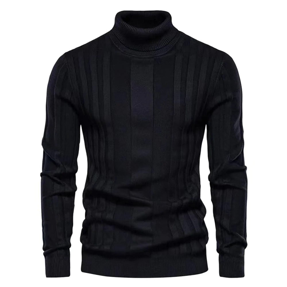 Pull homme col roulé - coupe classique - élégant - stylé