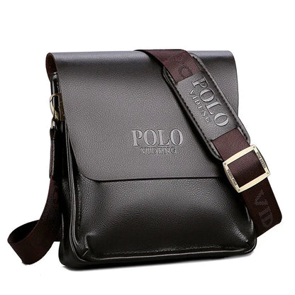 Sac à main homme | Cuir, compartiments sécurisés | Noir, Marron