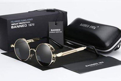 Lunettes de soleil polarisées Steampunk | Verres UV, 9 couleurs